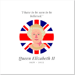 RIP Queen Elizabeth Posters and Art